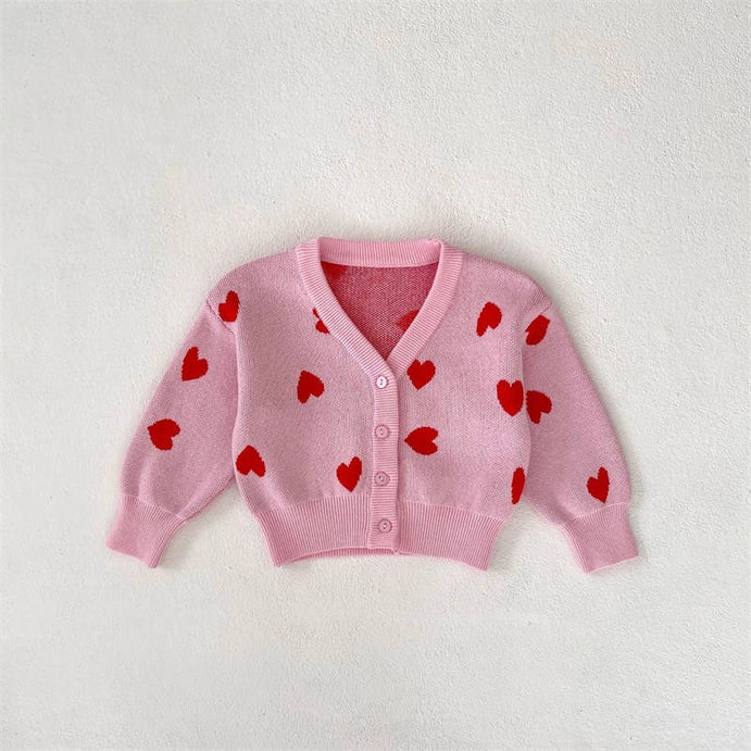 Pink button up cardigan sale