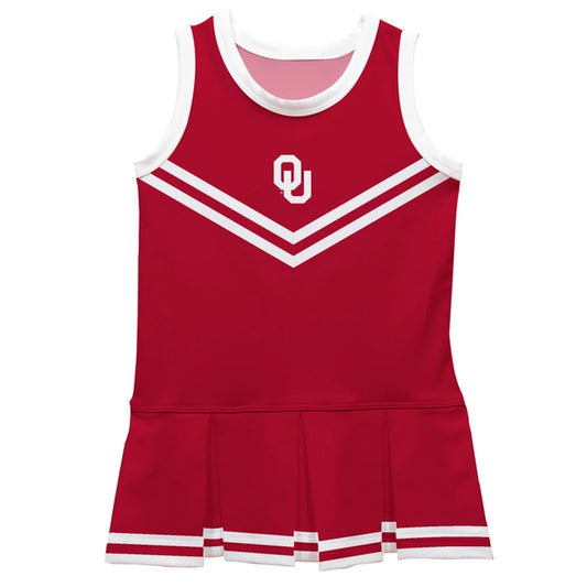 Oklahoma Sooners Red Sleeveless Cheerleader Dress