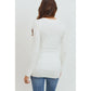 Maternity Modal Jersey Round Neck Long Sleeve Top