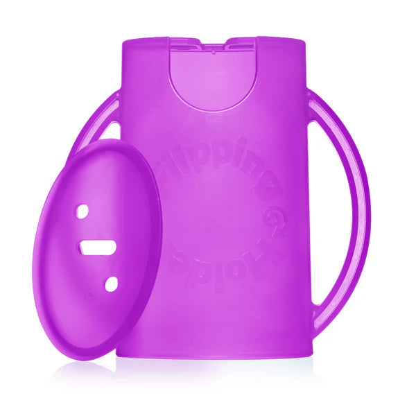 Flipping Holder DELUXE w/ LID (Purple)