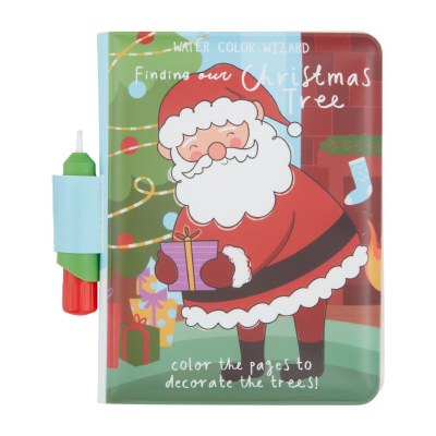 Finding Our Christmas Tree Water Color Book