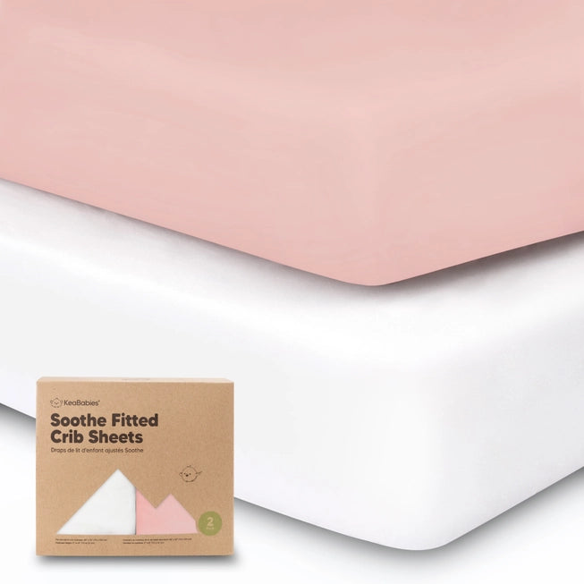 Organic Cotton Fitted Crib Sheet 2-Pack