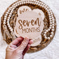 Wooden Monthly Milestone Disc Set