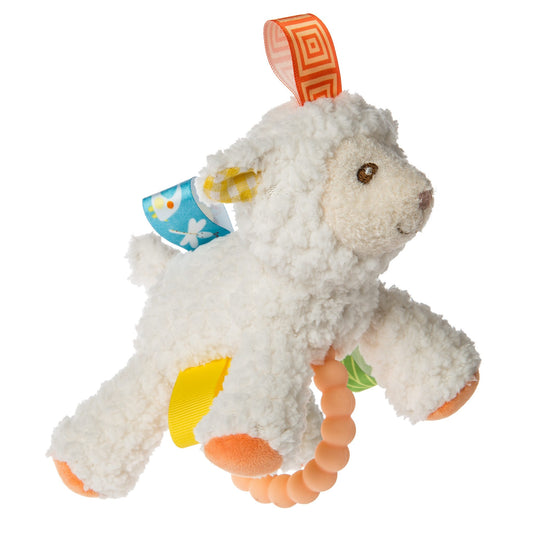 Taggies Sherbet Lamb Teether Rattle – 5″