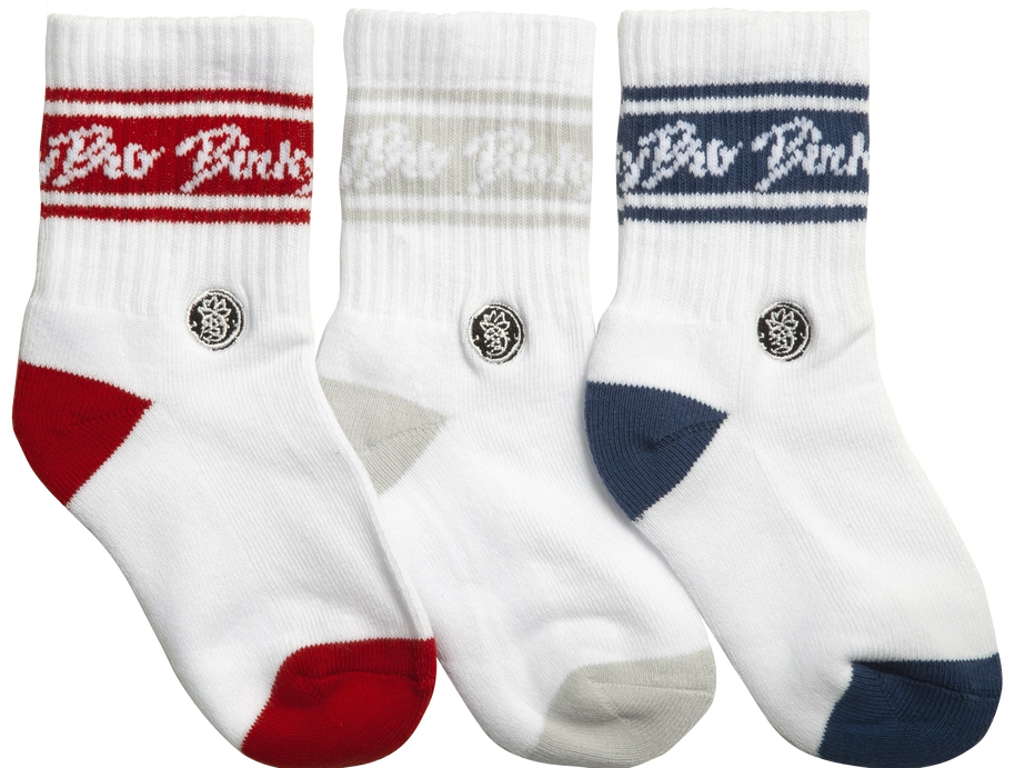 3-Pack Red/White/Blue Socks