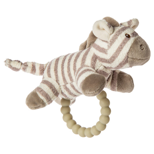 Afrique Zebra Teether Rattle – 5″