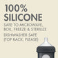 NURSH Silicone Pouch 4oz Bottle 3-pack