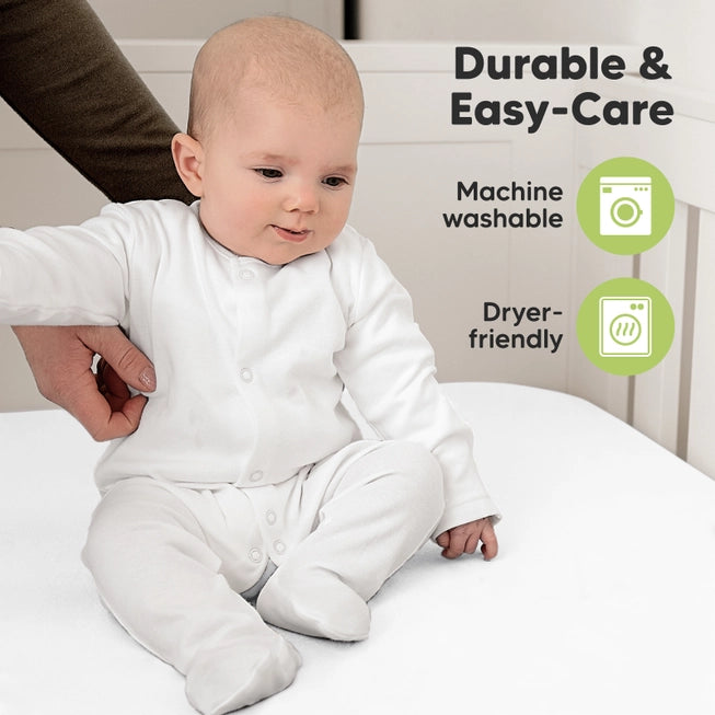 Organic Cotton Fitted Crib Sheet 2-Pack