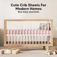 Organic Cotton Fitted Crib Sheet 2-Pack