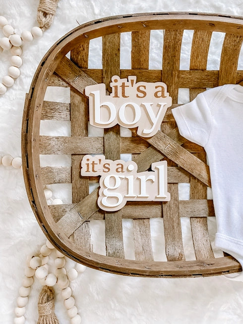 It’s A Boy Gender Reveal Announcement Sign