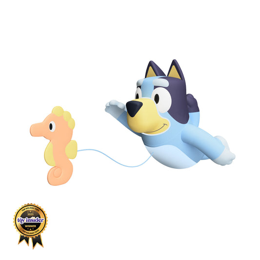 Toomies Swimming Bluey Bath Toy with Seahorse