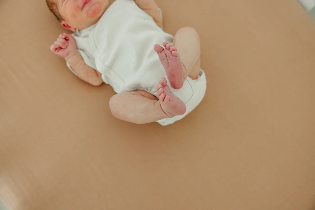 Pecan Premium Crib Sheet