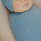 Atlantic Rib Knit Swaddle Blanket