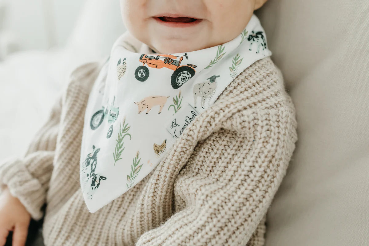 Jo Baby Bandana Bib Set (4-pack)