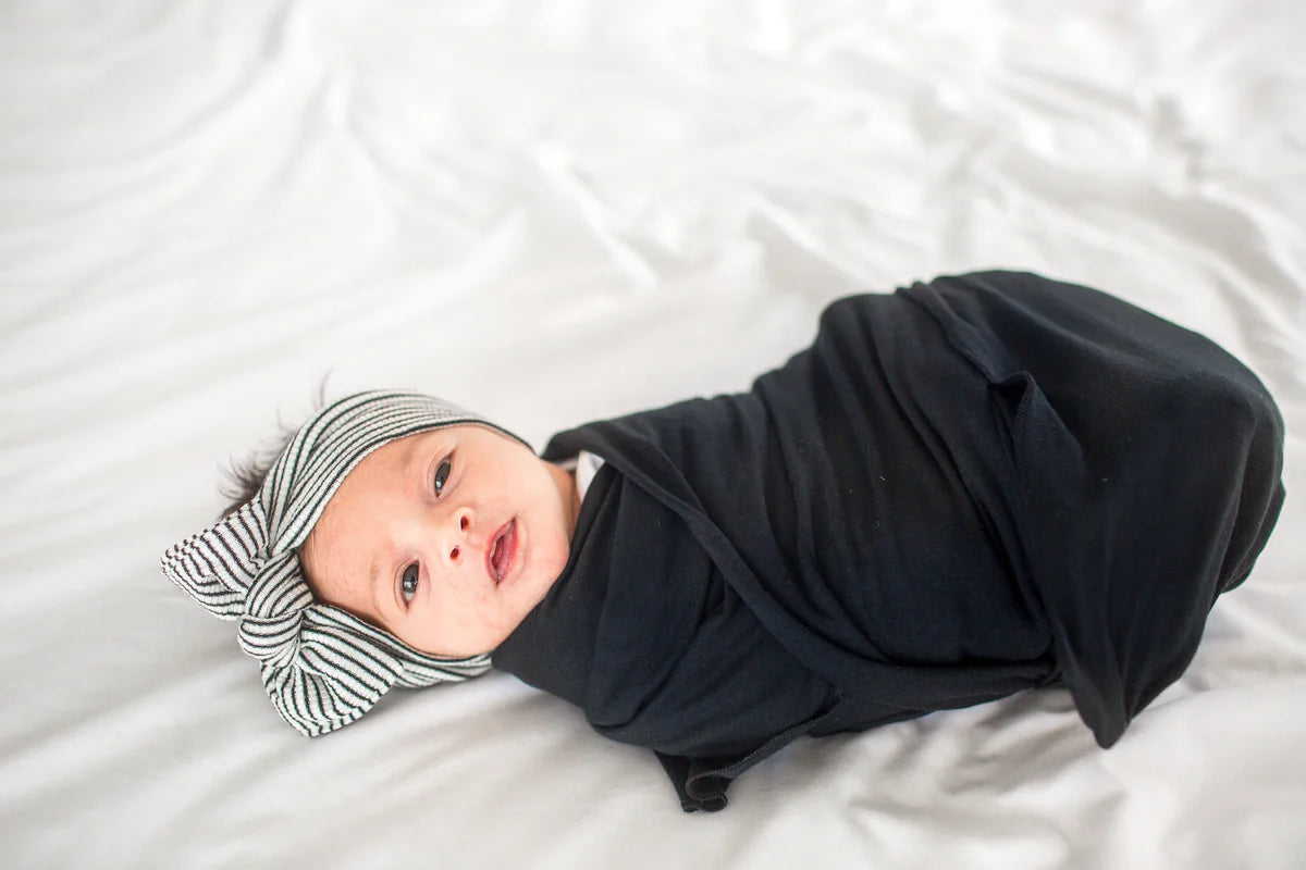 Midnight Knit Swaddle Blanket