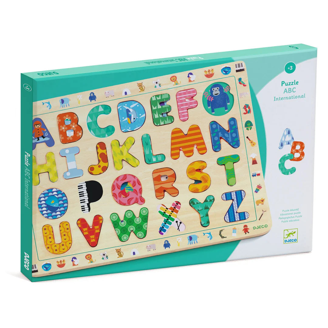 ABC International Wooden Puzzle