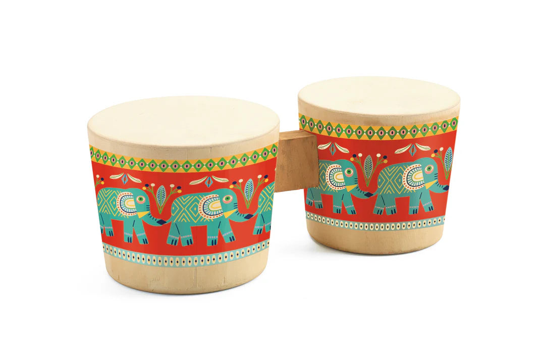 Animambo Bongo Drums Musical Instrument