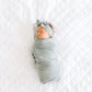 Stone Knit Swaddle Blanket