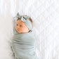 Stone Knit Swaddle Blanket