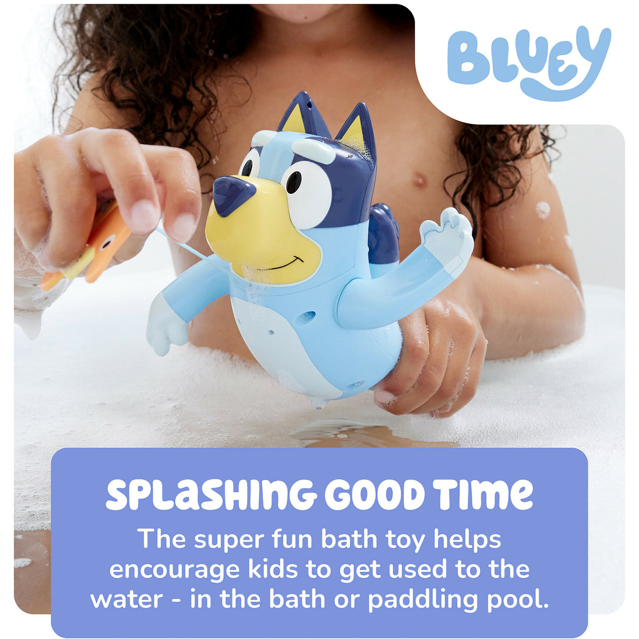 Toomies Swimming Bluey Bath Toy with Seahorse