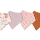 Ferra Baby Bandana Bib Set (4-pack)