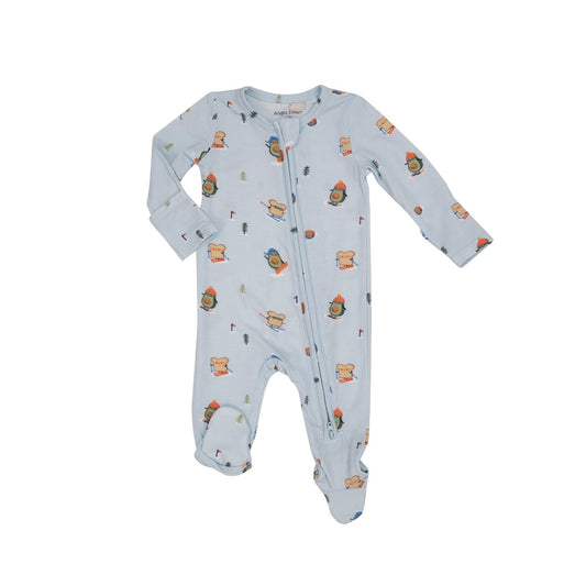 Angel Dear Bamboo 2-Way Zipper Footie