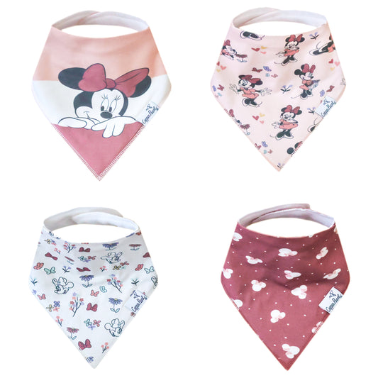 Minnie Mouse Bandana Bib Set