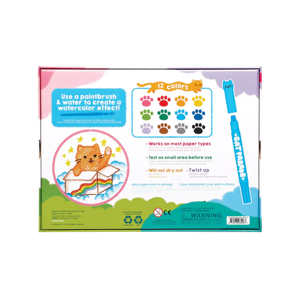 Cat Parade Gel Crayons - Set of 12