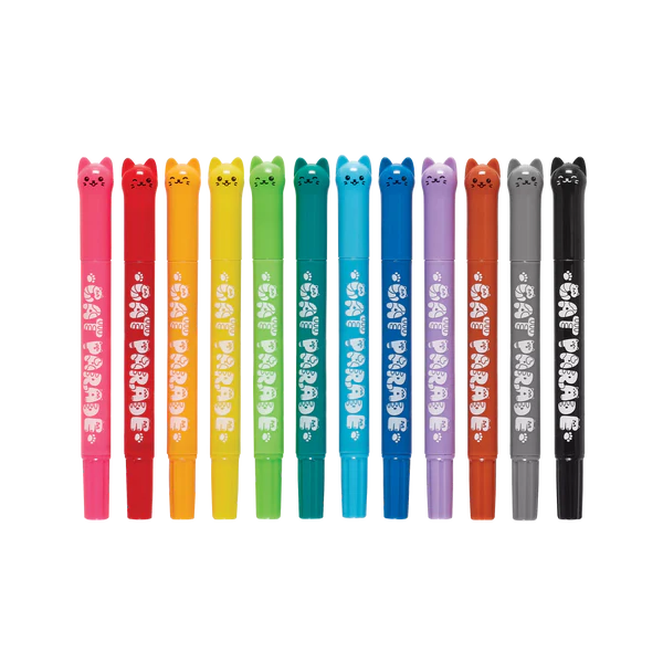 Cat Parade Gel Crayons - Set of 12