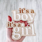 It’s A Boy Gender Reveal Announcement Sign