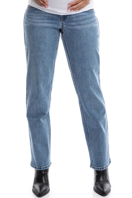 Maternity 30” Straight Leg Jean w/ Bellyband