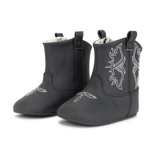 Eco Steps - Western Boot Black