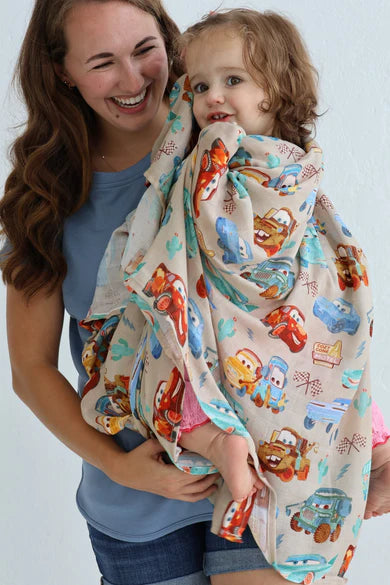 Cars Muslin Blanket