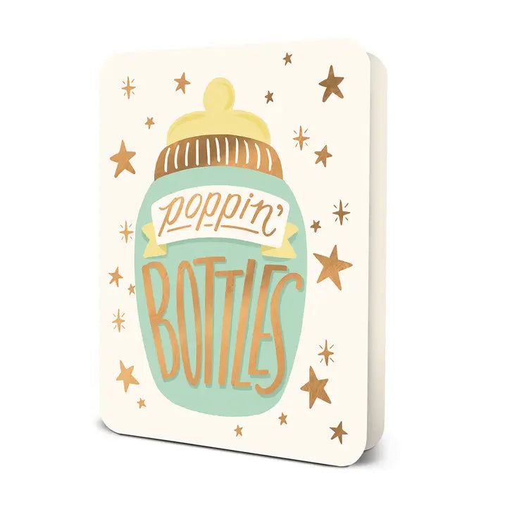 Poppin' Bottles Deluxe Greeting Card