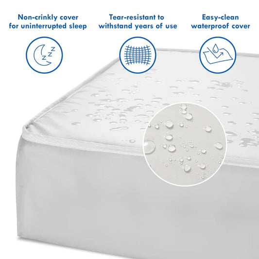 Complete Slumber Waterproof Crib & Toddler Mattress | Firm support | GREENGUARD Gold Certified | Lightweight | Waterproof