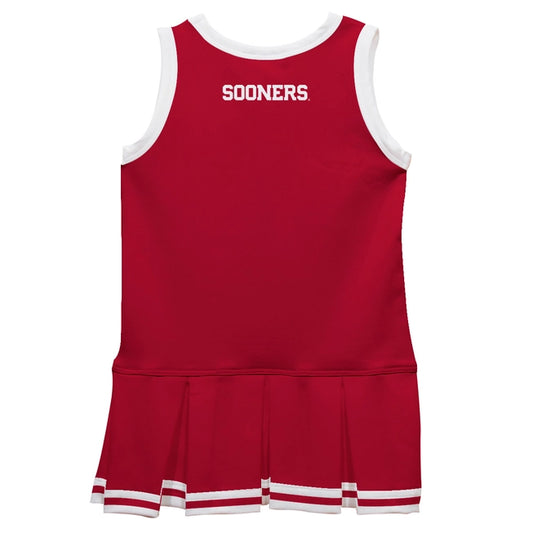 Oklahoma Sooners Red Sleeveless Cheerleader Dress