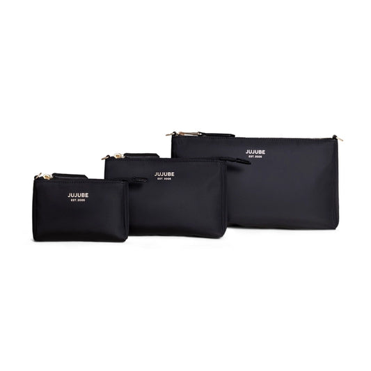 3-piece Pouch Set Black