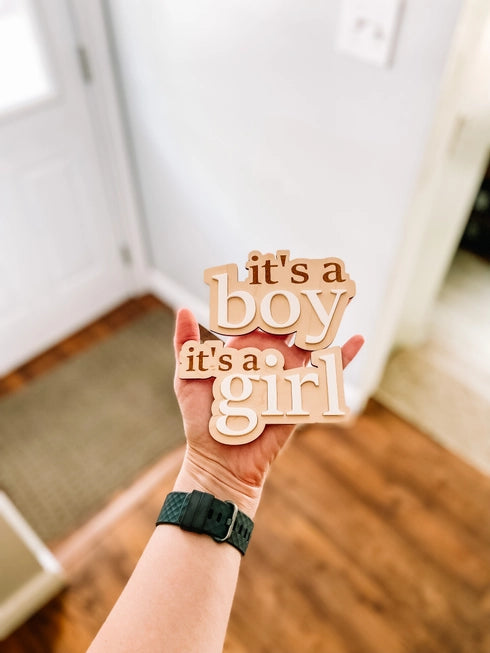 It’s A Boy Gender Reveal Announcement Sign