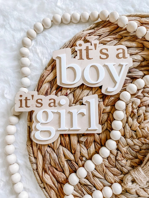 It’s A Boy Gender Reveal Announcement Sign