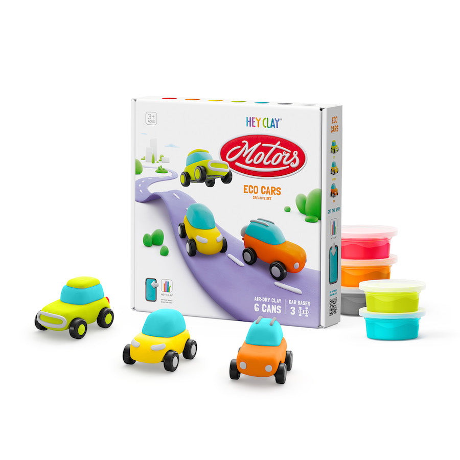 Hey Clay - Eco Cars Air-Dry Clay