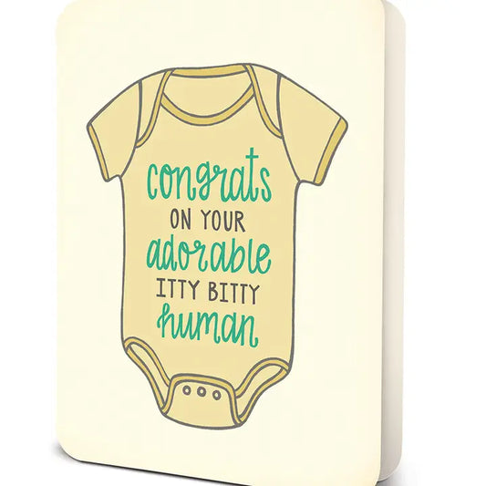 Itty Bitty Human Deluxe Greeting Card