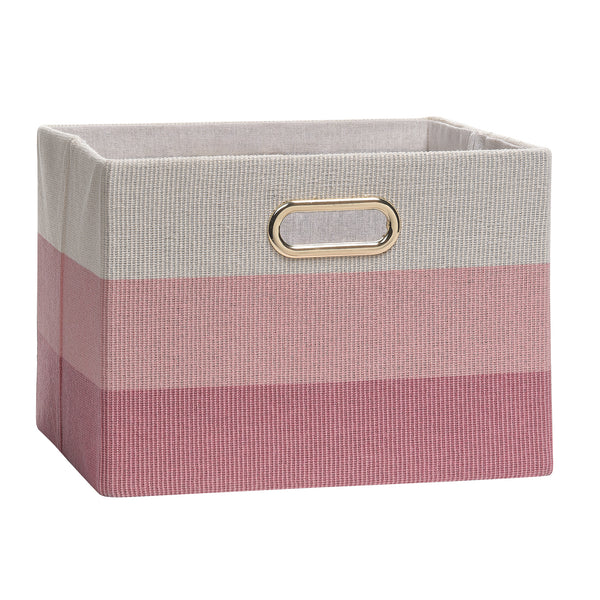 Pink Ombre Foldable/Collapsible Storage Bin/Basket