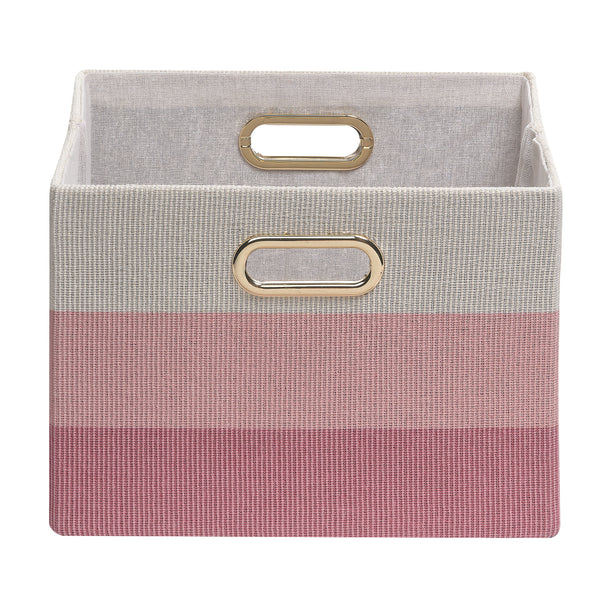 Pink Ombre Foldable/Collapsible Storage Bin/Basket