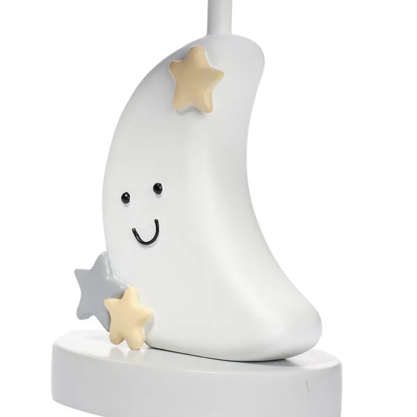 Little Star Celestial Moon Nursery Lamp with Shade and Bulb