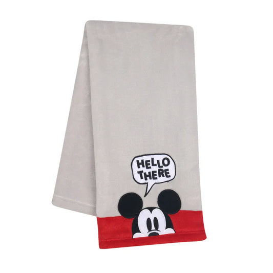 Disney Baby Magical Mickey Mouse Baby Blanket - Gray/Red