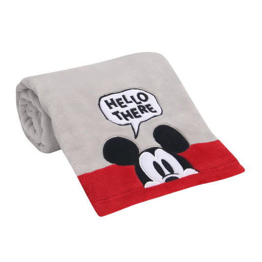 Disney Baby Magical Mickey Mouse Baby Blanket - Gray/Red