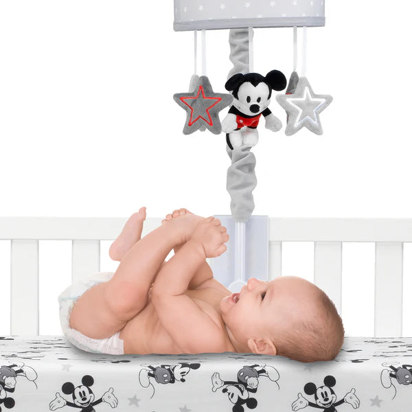 Disney Baby Magical Mickey Mouse Musical Baby Crib Mobile - Gray