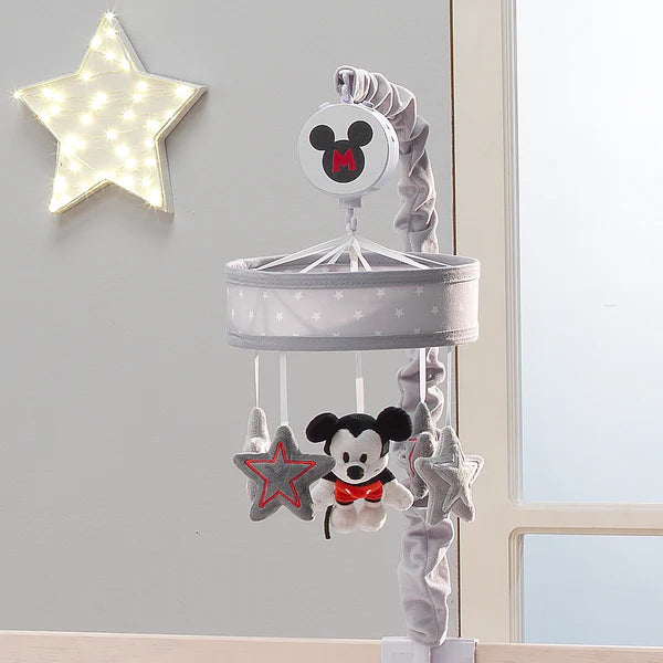 Disney Baby Magical Mickey Mouse Musical Baby Crib Mobile - Gray