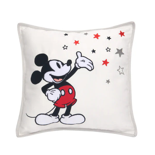 Disney Baby Magical Mickey Mouse Decorative Throw Pillow - White