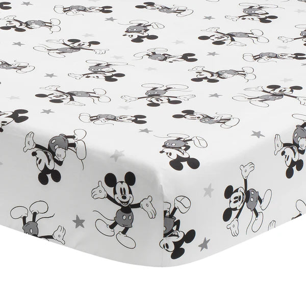 Disney Baby Magical Mickey Mouse 3-Piece Crib Bedding Set - Gray